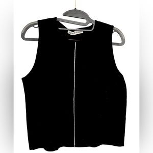 Zara Cropped Sculpted Tank (medium)